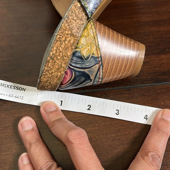 Spring Step L'Artiste Women's Agalla Leather Sandals size 41 Floral Boho Artsy - Picture 8 of 13